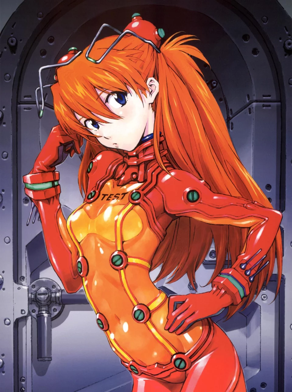 Asuka Langley is the favorite of the creator of Evangelion